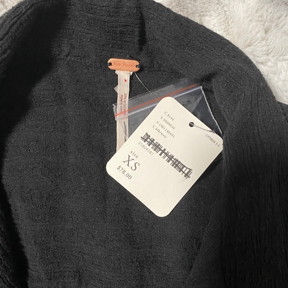 Free People Clementine Mini Dress Black XS - Picture 5 of 5